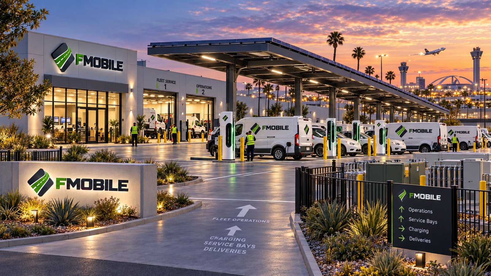 Illustrative branded FMobile depot campus
