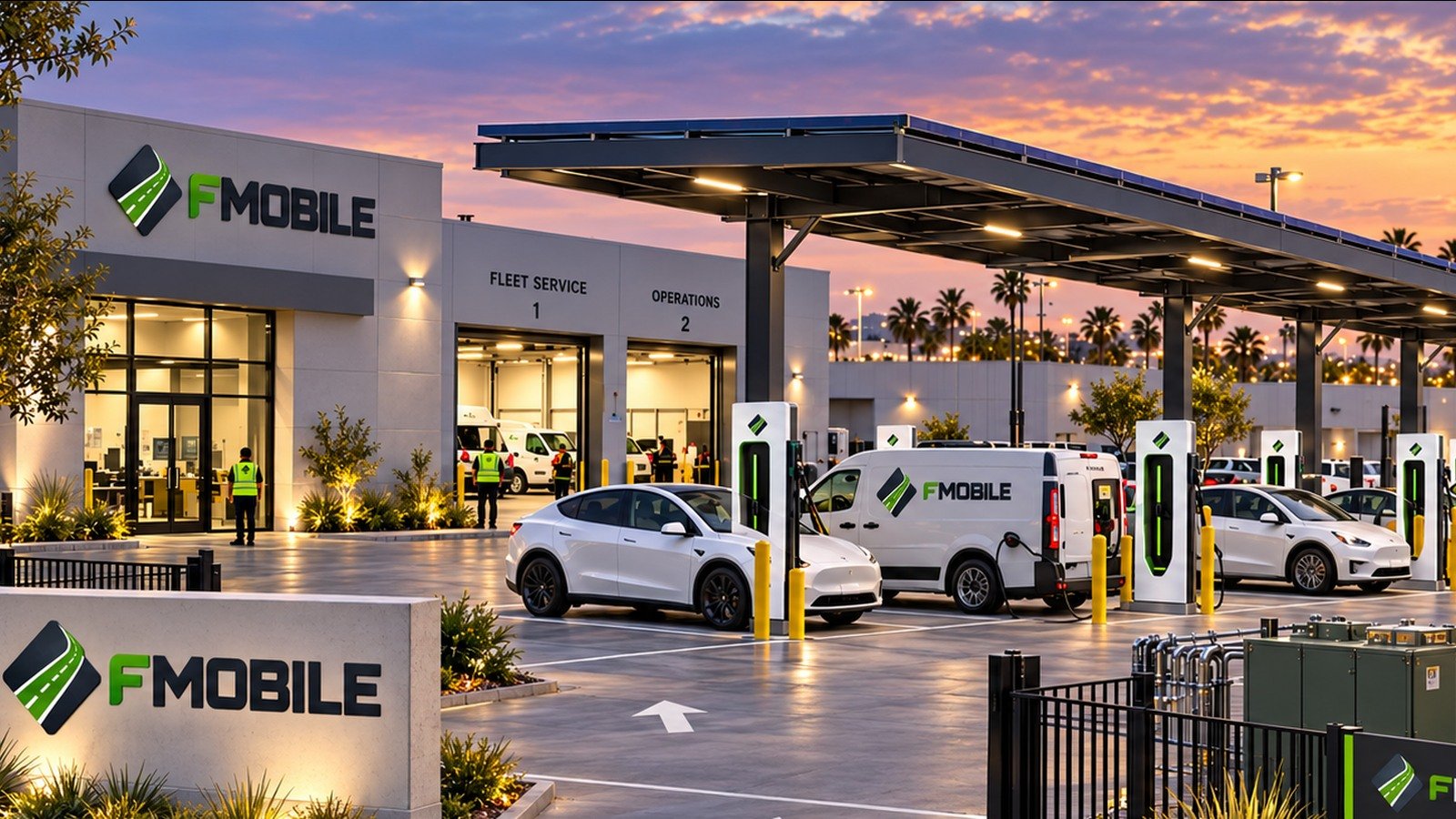 Illustrative FMobile flagship fleet hub